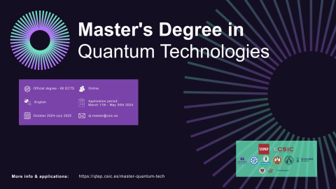 Masters Degree in Quantum Technologies