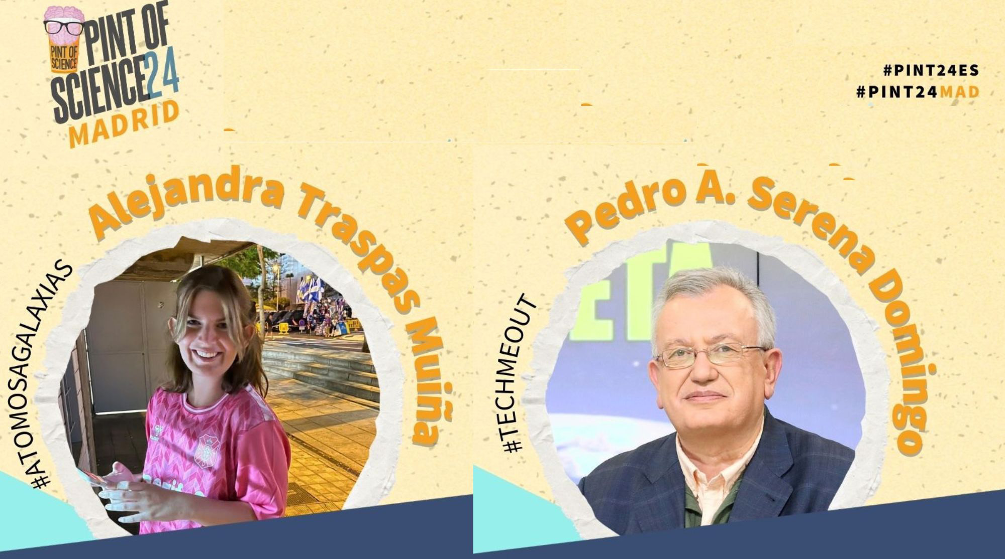Pedro A. Serena y Alejandra Traspas participan en 'Pint of Science' Madrid 2024