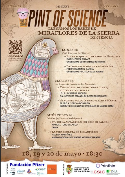 Cartel de Pint of Science: Miraflores de la Sierra