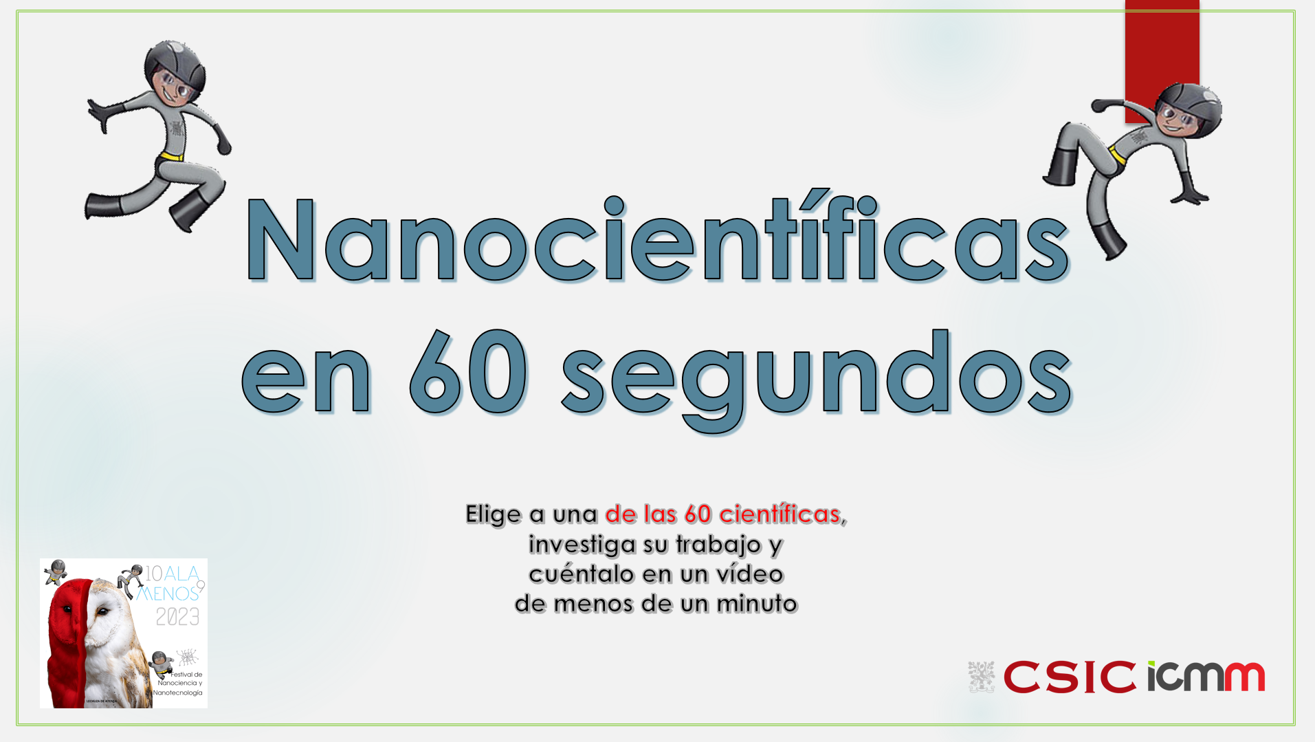 Nanocientíficas en 60 segundos
