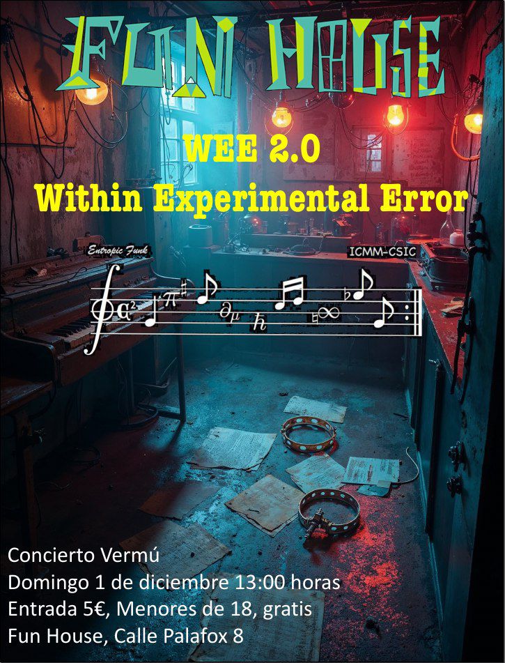 Within Experimental Error 2.0 actúa el domingo 1 de diciembre en Fun House