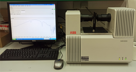 FTIR spectroscopy (near-specular reflectance), Varian 660 MID-NEAR IR.
