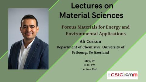 Porous Materials for Energy and Environmental Applications
