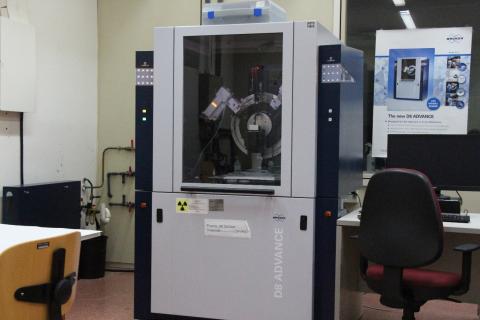 Bruker D8 Advance A25 with Cu Kα radiation with PSD-XE detector with energy-discrimination.