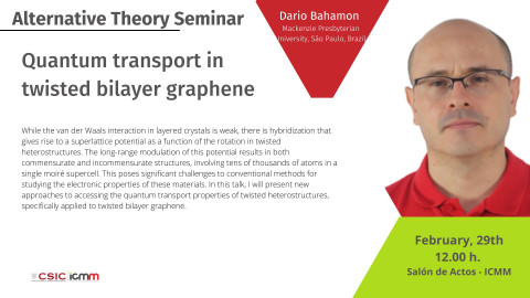 Quantum transport in twisted bilayer graphene