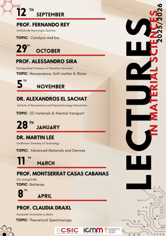 Calendario Lectures 25-26