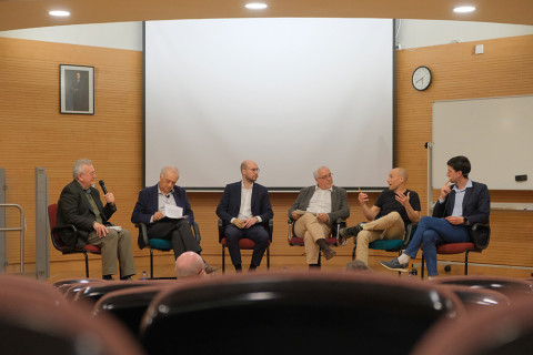 Mesa redonda con Pedro Serena,  Enrique Palop, Enrique Sastre, Alejando Marín Menéndez, Xavier Obradors y Daniel Fernández -González 