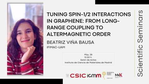 Cartel del Scientific Seminar de Beatriz Viña