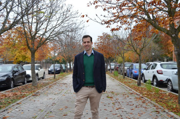 Miguel Muñoz, en el campus de Cantoblanco