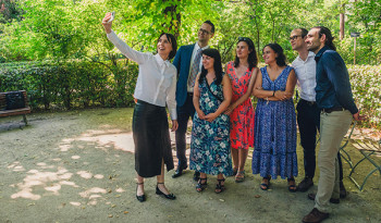 Sol Carretero ha formado parte del encuentro que Diana Morant ha mantenido, en el Real Jardín Botánico de Madrid, con seis investigadores e investigadoras beneficiarios de las convocatorias ATRAE y Consolidación Investigadora