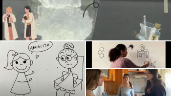 Collage finalistas nanocientíficas