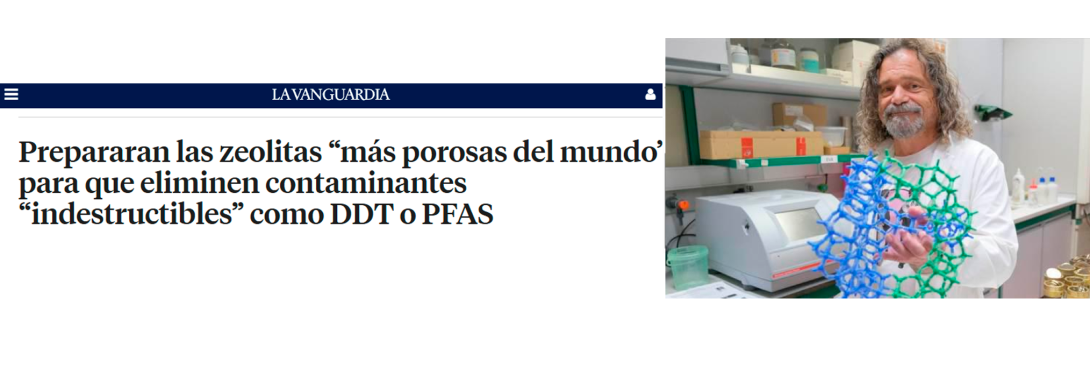 Prepararan las zeolitas “más porosas del mundo” para que eliminen contaminantes “indestructibles” como DDT o PFAS