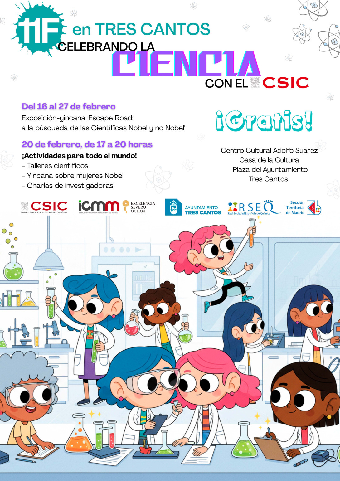 11F en Tres Cantos: celebrando la Ciencia con el CSIC