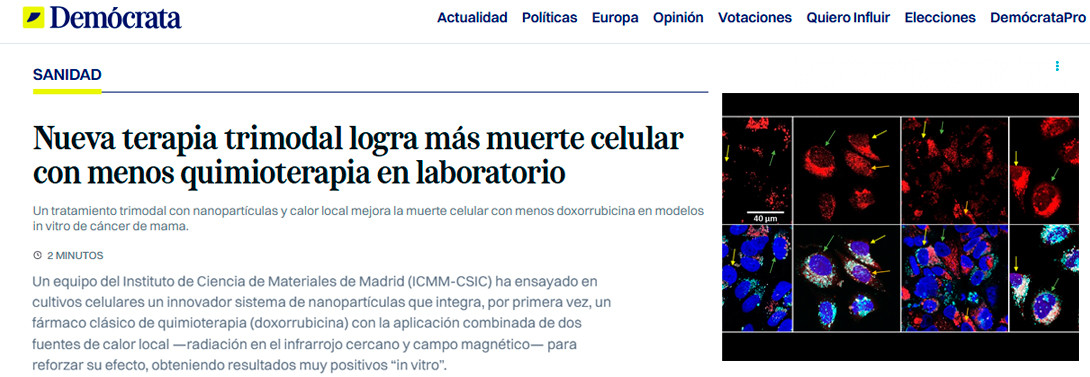 Nueva terapia trimodal logra más muerte celular con menos quimioterapia en laboratorio