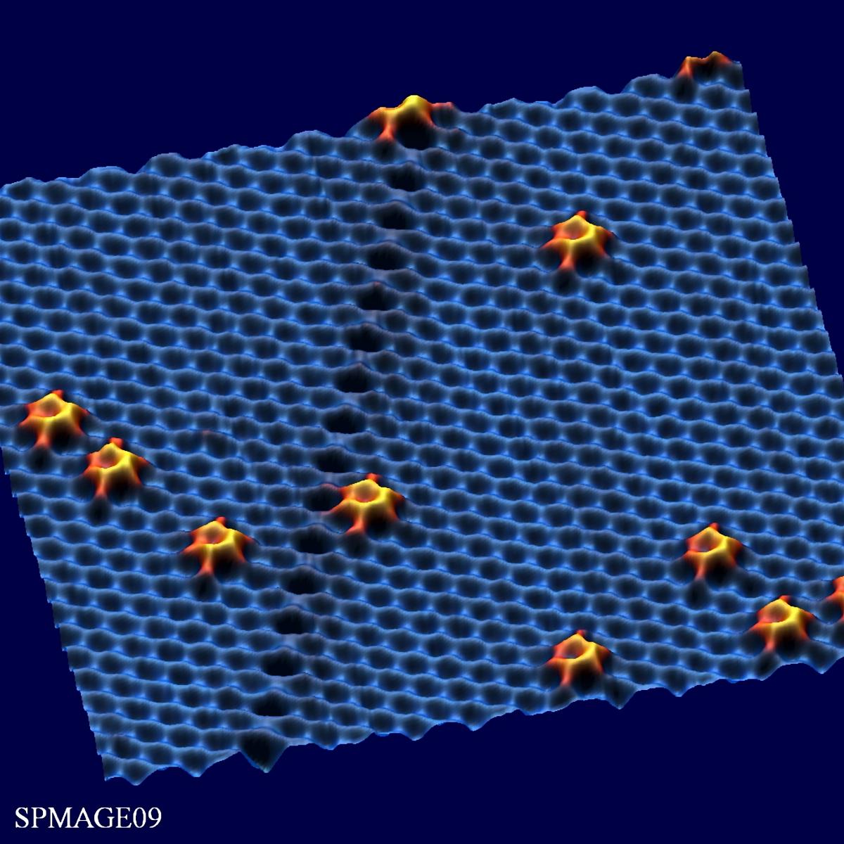 Átomos de Paladio en Nanoporos de Sílice