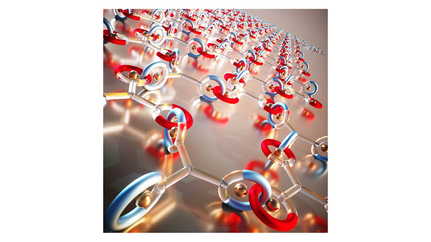 A structurally distinct COF with mechanically interlocked components
